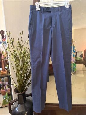 Michael Kors Navy Dress Pants - Tailored Straight